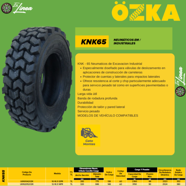 FICHA TECNICA OZKA KNK65